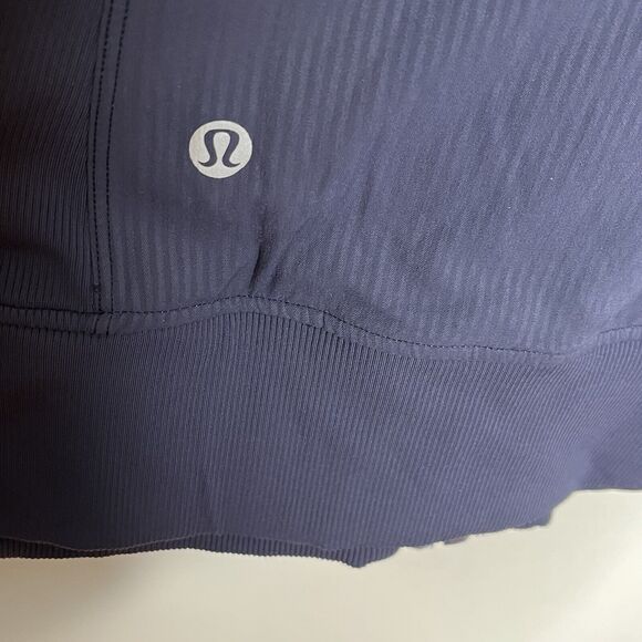 Lululemon Reversible Dance Studio Jacket III Cadet Blue Womens 6 Full Zip - Picture 12 of 13